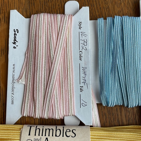 Lot of pastel Middy Braid packets, various colors and lengths - Picture 2 of 5